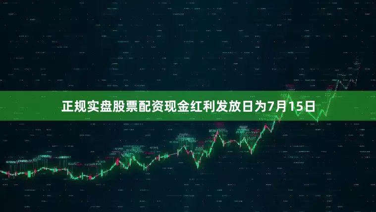 正规实盘股票配资现金红利发放日为7月15日